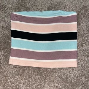 American eagle multicolored tube top.